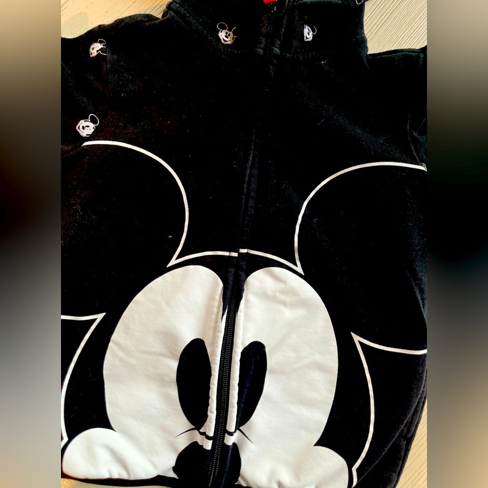 DISNEY MICKEY MOUSE ZIP UP SWEATER SIZE 3T